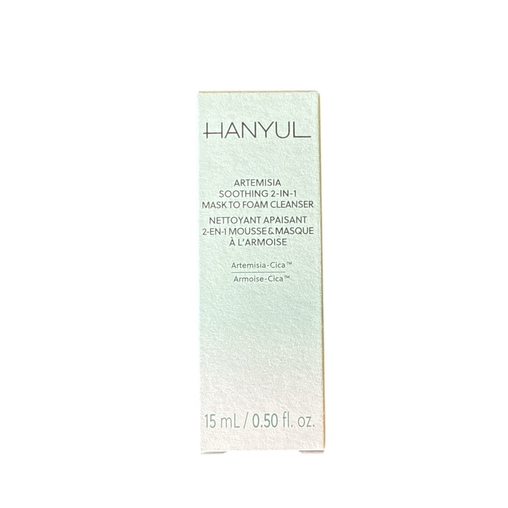 Hanyul Artemisia Soothing 2-in-1 Mask to Foam Cleanser -Mini